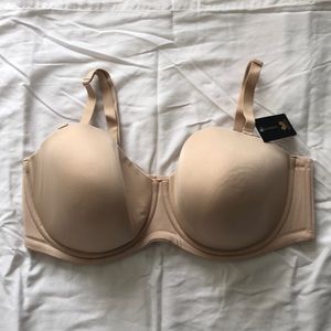 Wacoal nude strapless bra